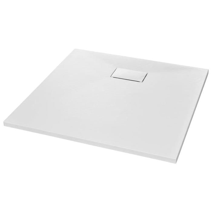 Shower Base Tray Smc White 80x80 Cm Oaaili