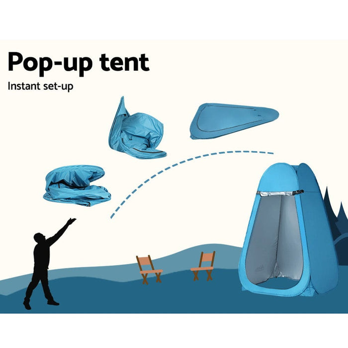 Pop Up Shower Tent Camping Outdoor Toilet Privacy Change