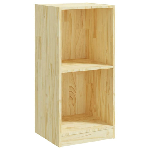 Side Cabinet 35.5x33.5x76 Cm Solid Pinewood Nbkktb