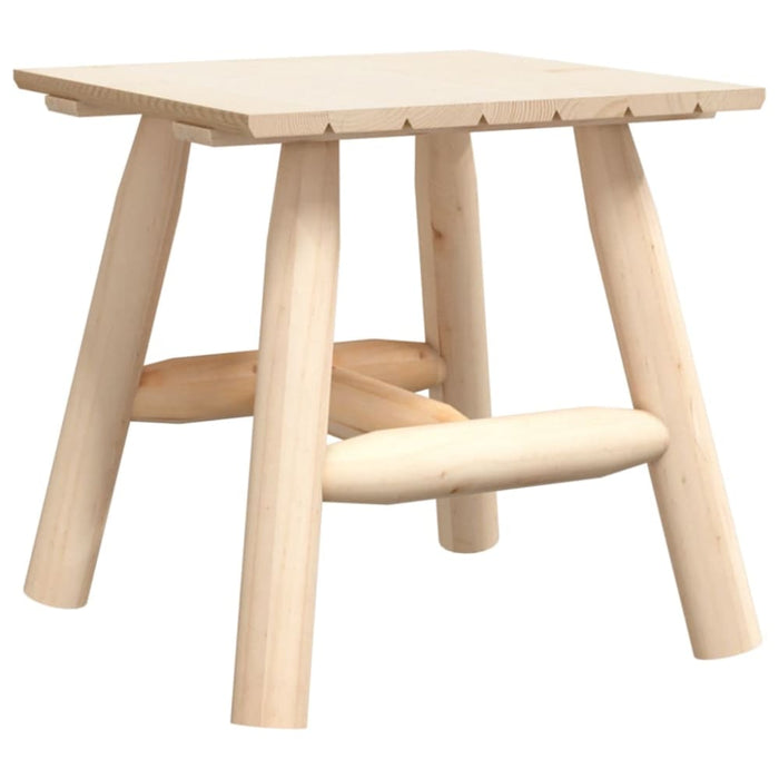 Side Table 49x49x50 Cm Solid Wood Spruce Tlttpo