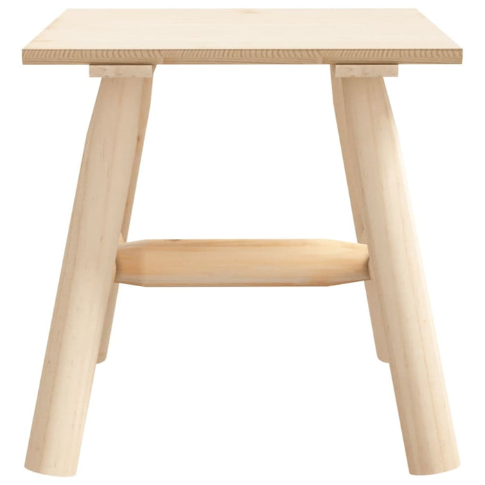 Side Table 49x49x50 Cm Solid Wood Spruce Tlttpo