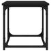 Side Table Black 40x40x40 Cm Engineered Wood Nxtxni