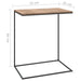 Side Table Black 55x35x66 Cm Engineered Wood Ttlotx