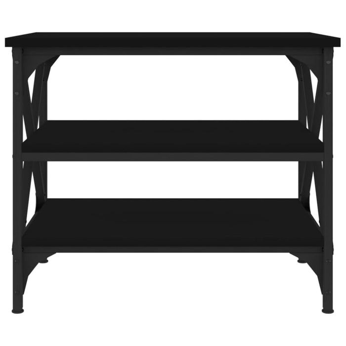 Side Table Black 55x38x45 Cm Engineered Wood Nxtttx