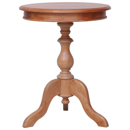 Side Table Natural 50x50x65 Cm Solid Mahogany Wood Xntnal