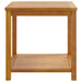 Side Table Solid Acacia Wood 45x45x45 Cm Aaoxn