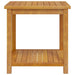 Side Table Solid Acacia Wood 45x45x45 Cm Aaoxn