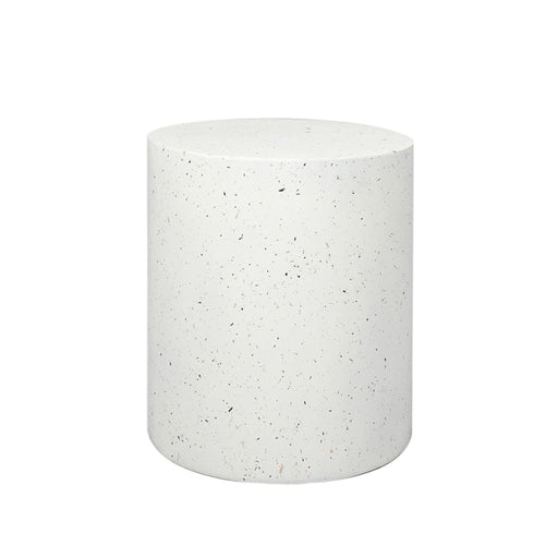 Side Table Terrazzo Round Magnesia Stone Concrete Stool