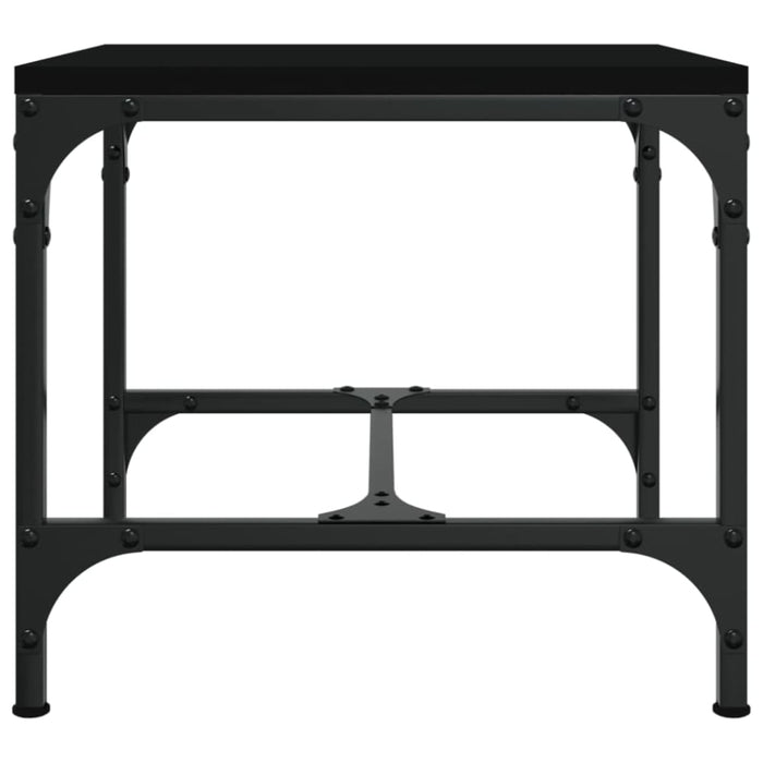 Side Tables 2 Pcs Black 40x40x35 Cm Engineered Wood Nokabt