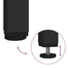 Side Tables 2 Pcs Black Engineered Wood Nxtxnx