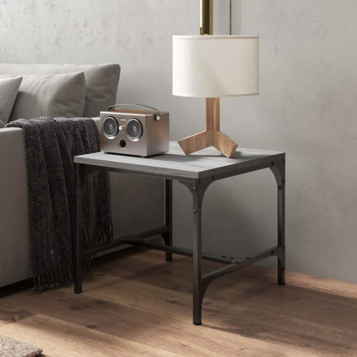 Side Tables 2 Pcs Grey Sonoma 40x40x35 Cm Engineered Wood