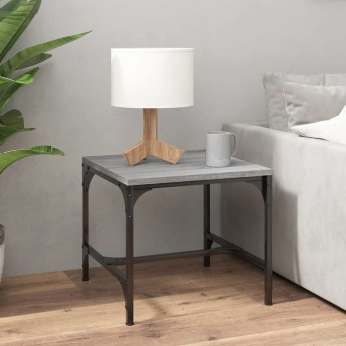 Side Tables 2 Pcs Grey Sonoma 40x40x35 Cm Engineered Wood