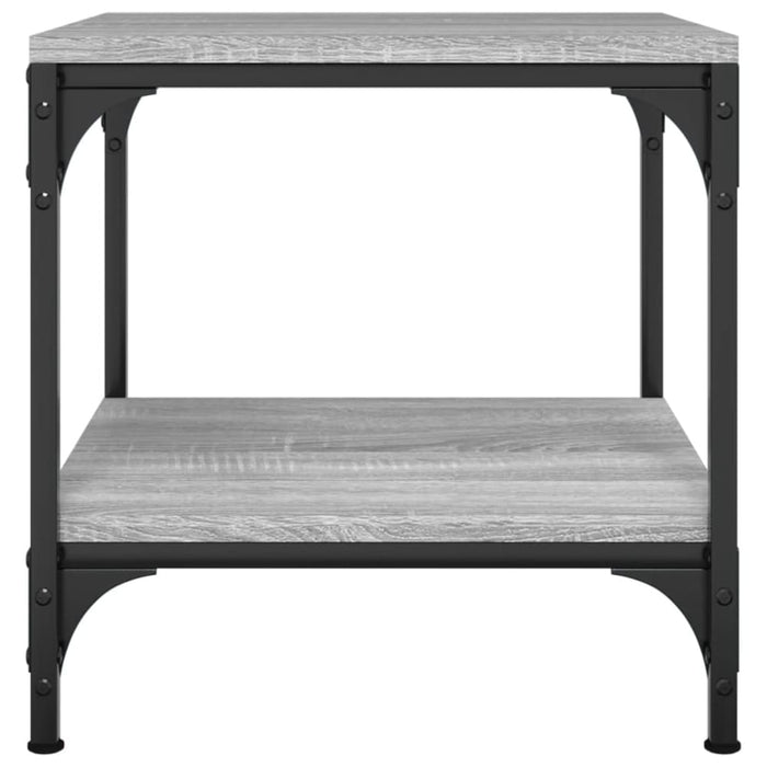 Side Tables 2 Pcs Grey Sonoma 40x40x40 Cm Engineered Wood