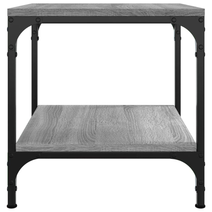 Side Tables 2 Pcs Grey Sonoma 40x40x40 Cm Engineered Wood