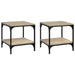 Side Tables 2 Pcs Sonoma Oak 40x40x40 Cm Engineered Wood