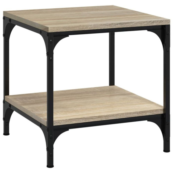 Side Tables 2 Pcs Sonoma Oak 40x40x40 Cm Engineered Wood