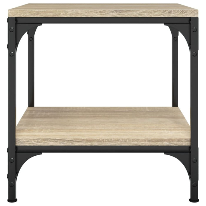 Side Tables 2 Pcs Sonoma Oak 40x40x40 Cm Engineered Wood