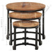 Side Tables 3 Pcs Solid Acacia Wood Txblni