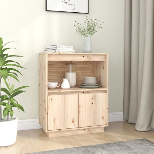 Sideboard 60x34x75 Cm Solid Wood Pine Notpxb