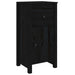 Sideboards 2 Pcs Black 40x35x80 Cm Solid Wood Pine Notilt