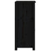 Sideboards 2 Pcs Black 40x35x80 Cm Solid Wood Pine Notilt