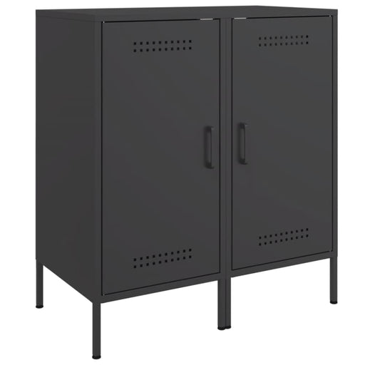 Sideboards 2 Pcs Black 36x39x79 Cm Cold-rolled Steel Natbot