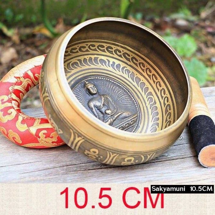 Silent Mind Tibetan Singing Bowl Set Antique Design