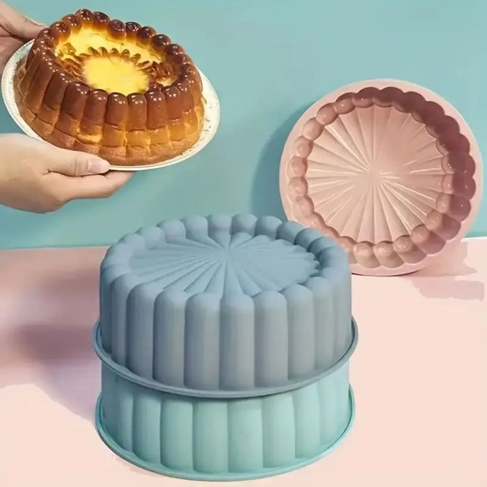 Silicone Cake Pan Round Multi Functional Baking Mold