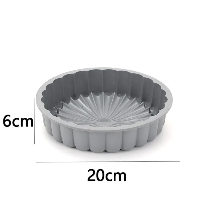 Silicone Cake Pan Round Multi Functional Baking Mold