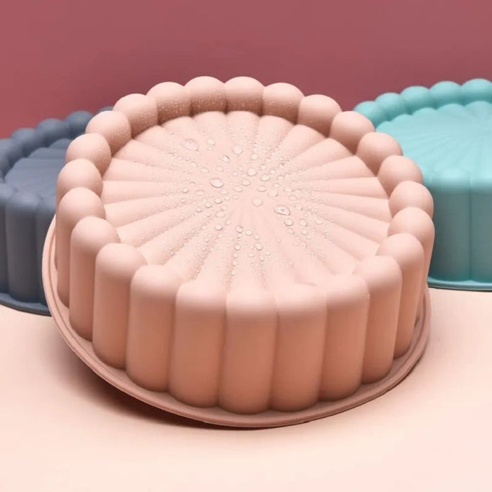 Silicone Cake Pan Round Multi Functional Baking Mold