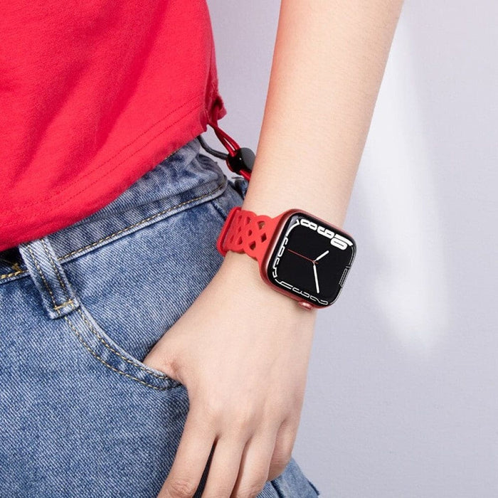 Silicone Designer Bracelet Strap For Apple Watch