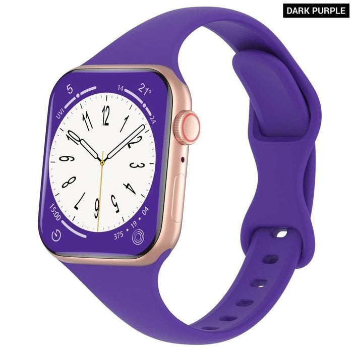 Silicone Elastic Loop Strap For Apple Watch