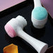 Silicone Facial Cleanser Brush Dual Sided 3d Massage