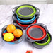 Silicone Foldable Fruit Vegetable Washing Drain Basket