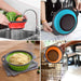 Silicone Foldable Fruit Vegetable Washing Drain Basket