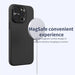 Silicone Magnetic Case With Foldable Stand For Iphone 15