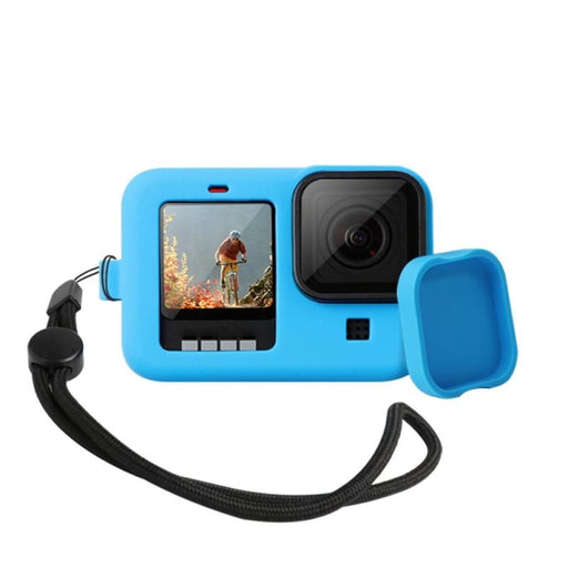 Silicone Protective Case Cover With Wrist Strap And Lens