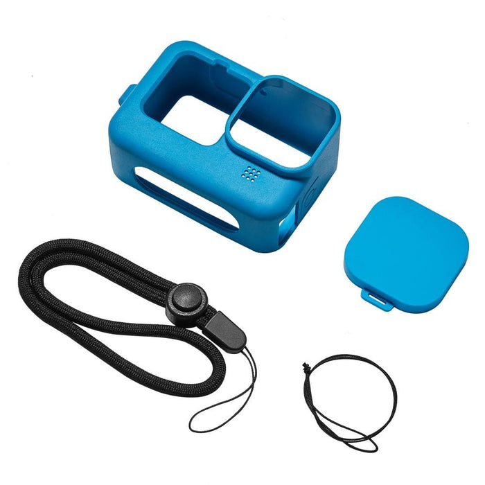 Silicone Protective Case Cover With Wrist Strap And Lens