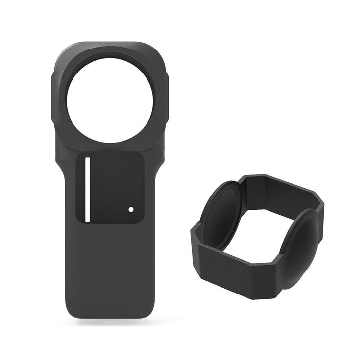 Silicone Protective Case With Lens Cover For Insta360