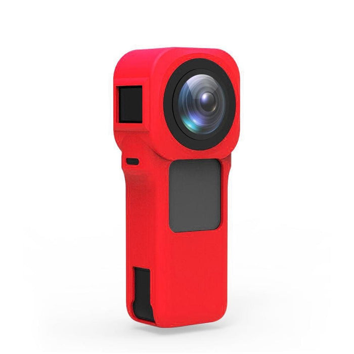 Silicone Protective Case With Lens Cover For Insta360