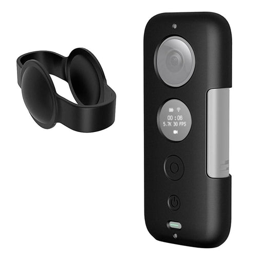 Silicone Protective Case With Lens Cover For Insta360 One x