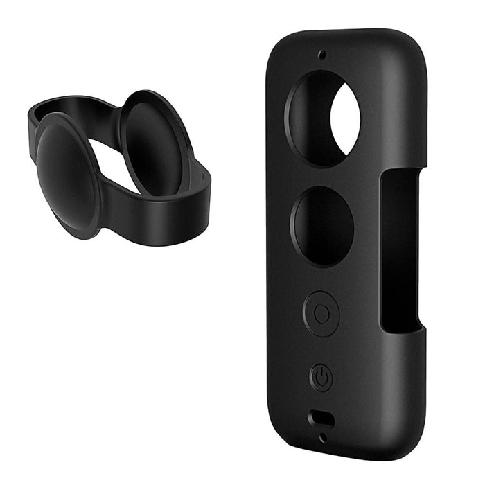 Silicone Protective Case With Lens Cover For Insta360 One x