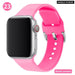 Silicone Rubber Multicolour Watchband Strap For Apple Watch