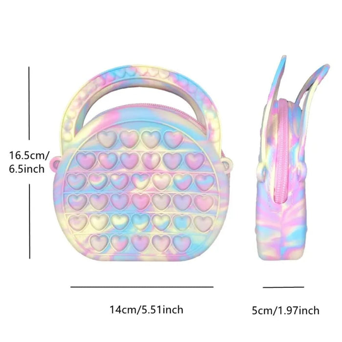 Silicone Sensory Push Pop Bag For Kids