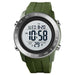 Silicone Sport Big Dial Digital Waterproof Led Men’s