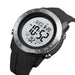 Silicone Sport Big Dial Digital Waterproof Led Men’s