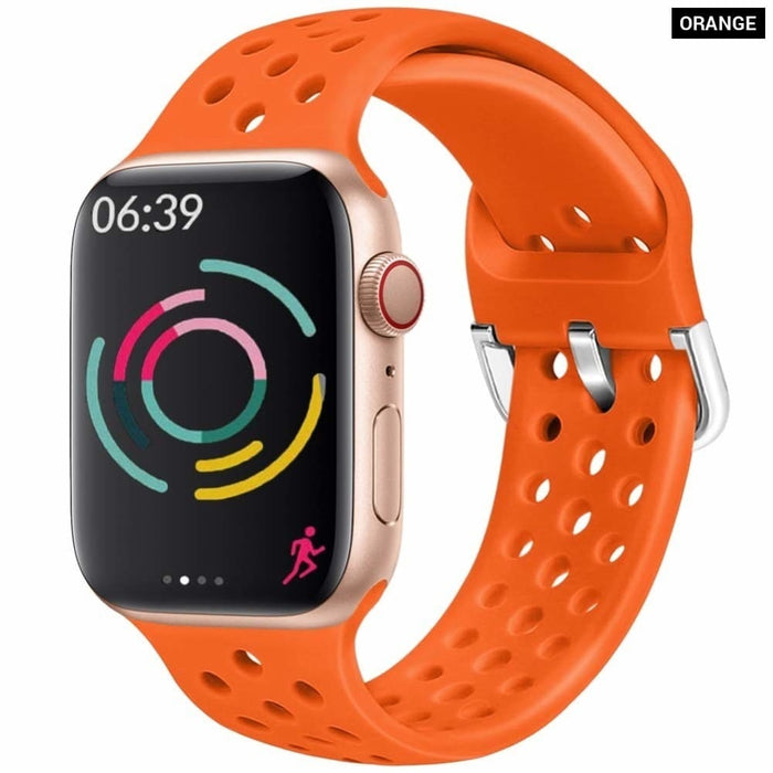 Silicone Strap For Apple Watch Series 6 Se 5 4 3