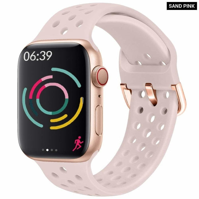 Silicone Strap For Apple Watch Series 6 Se 5 4 3