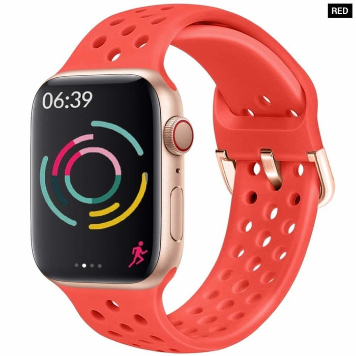 Silicone Strap For Apple Watch Series 6 Se 5 4 3