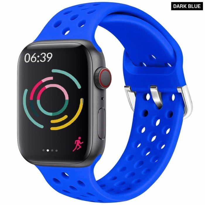 Silicone Strap For Apple Watch Series 6 Se 5 4 3